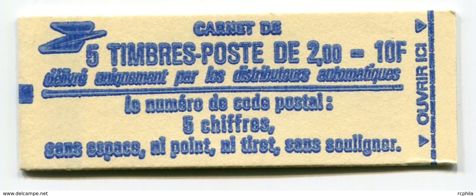 RC 11740 FRANCE CARNET 2274-C1a LIBERTÉ 5 TIMBRES A 2,00f MNH NEUF ** - Autres & Non Classés