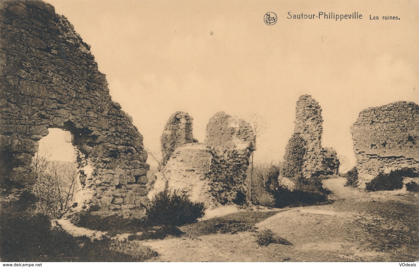 CPA - Belgique - Sautour-Philippeville - Les Ruines - Philippeville