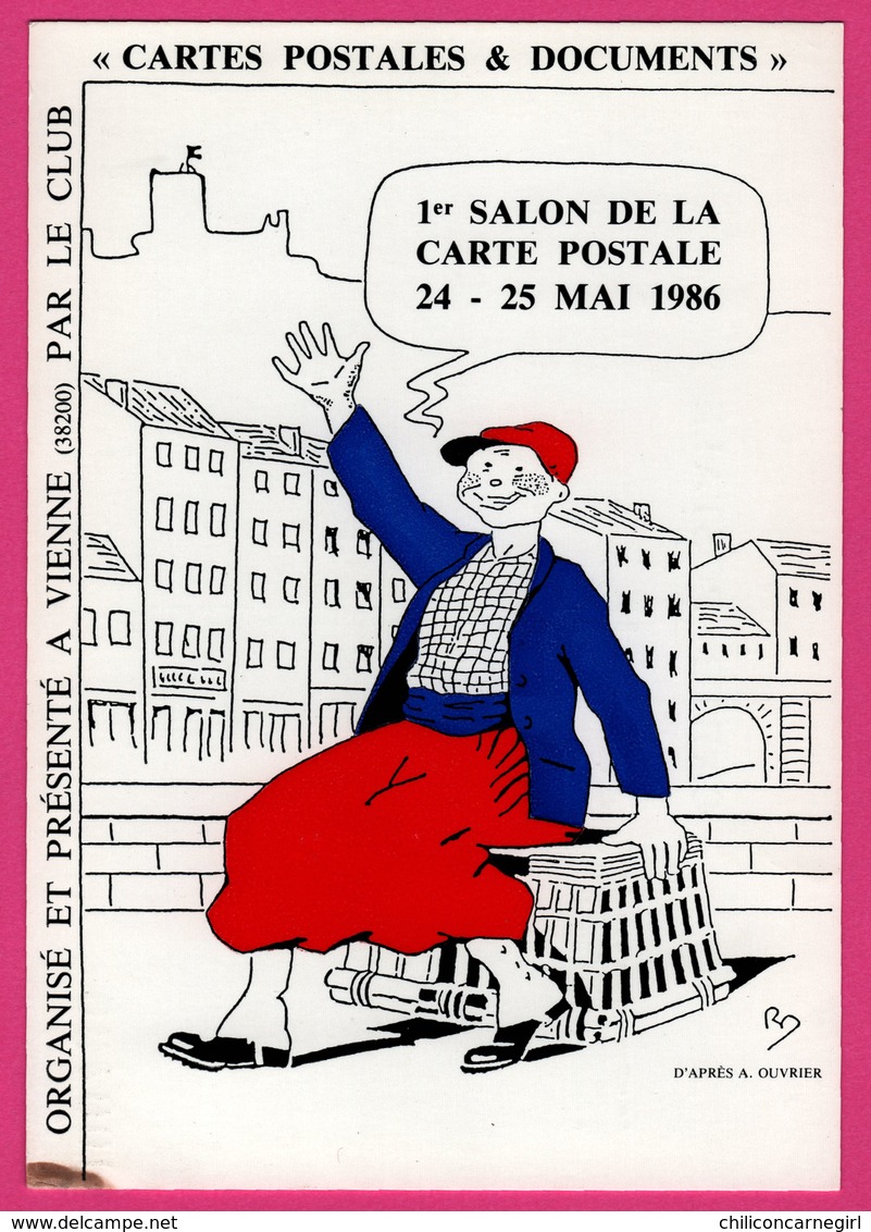 Cp Bourses Et Salons De Collections - Le Zouave Du Gauchon Créé Par ADRIEN OUVRIER - 1986 - Collector Fairs & Bourses