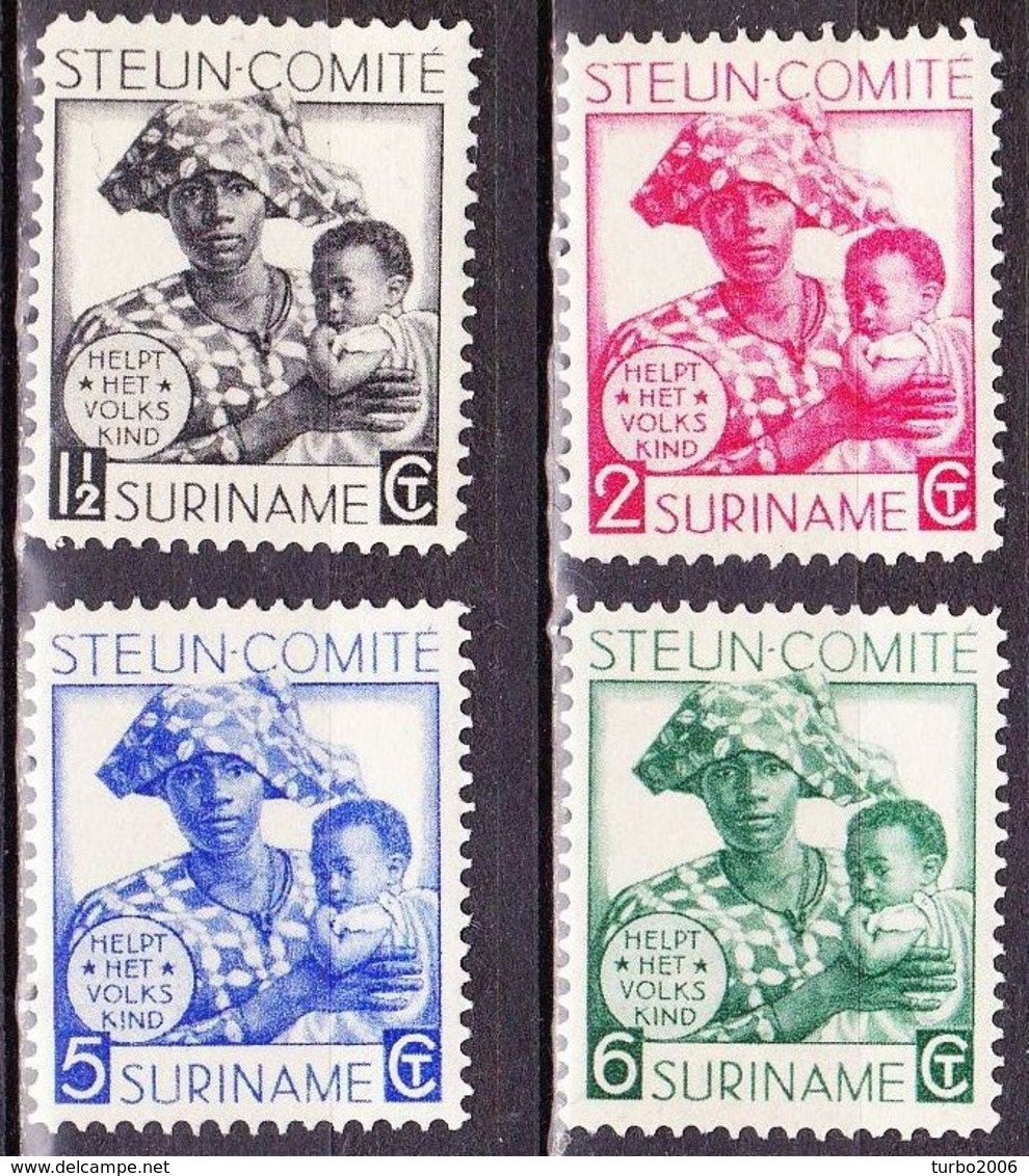 SURINAME 1931 Steuncommité Ongestempelde Serie NVPH 146 / 149 - Surinam ... - 1975