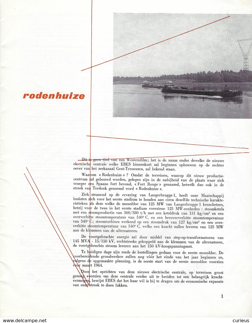 MAGAZINE * U EN ... EBES GENT * ART. : RODENHUIZE - OVERMERE - FRIGO PARADE 1961 - PERSONEEL ENZ .. *PP * 27.5 X 21.5 CM - Gent