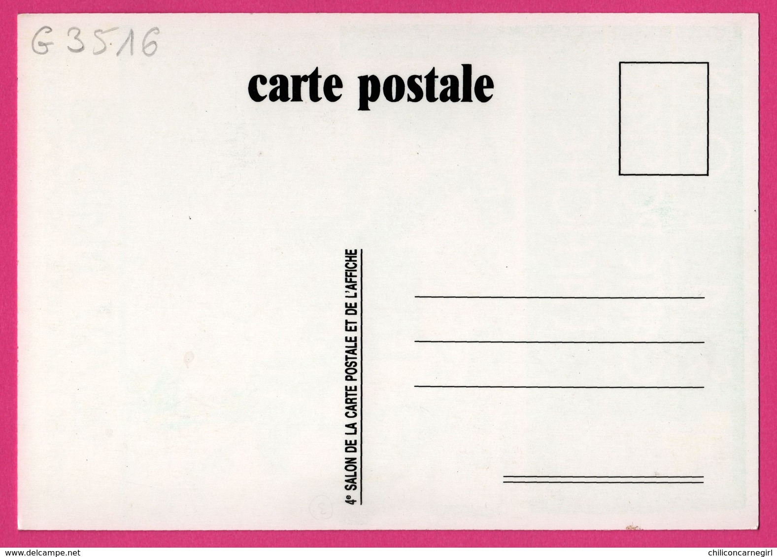Cp Bourses Et Salons De Collections - Vénissieux - Philatélie - 4e Salon De La Carte Postale Et De L'affiche - 1988 - Bourses & Salons De Collections