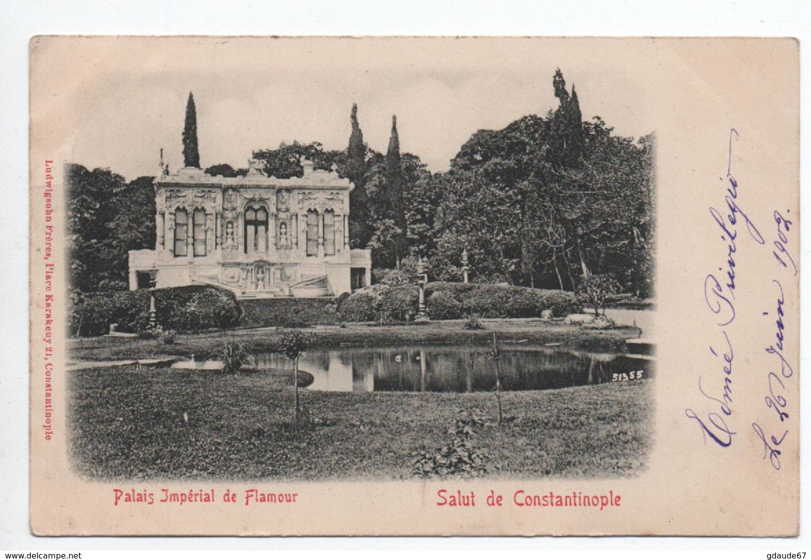 1902 - CP De CONSTANTINOPLE PERA Avec TYPE SAGE - BUREAU FRANCAIS A L'ETRANGER BFE - 1877-1920: Semi Modern Period