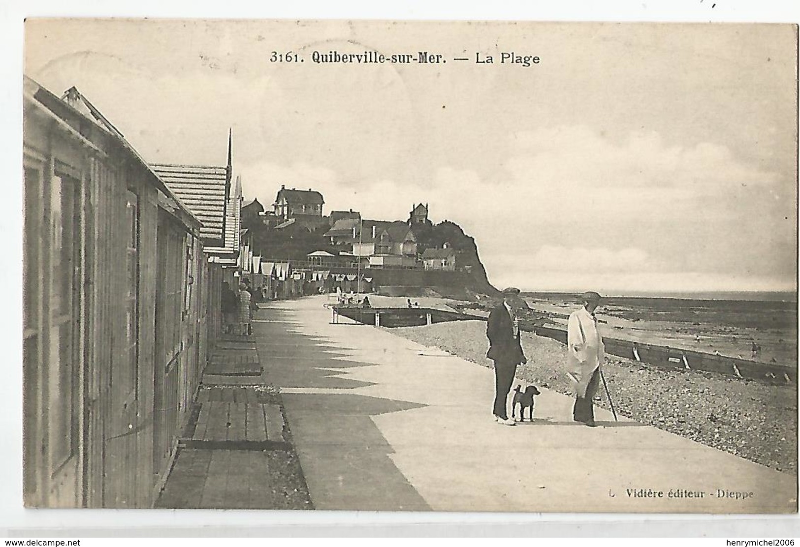 76 Quiberville Sur Mer La Plage 1926 Ed Vidière Dieppe N3161 - Other & Unclassified