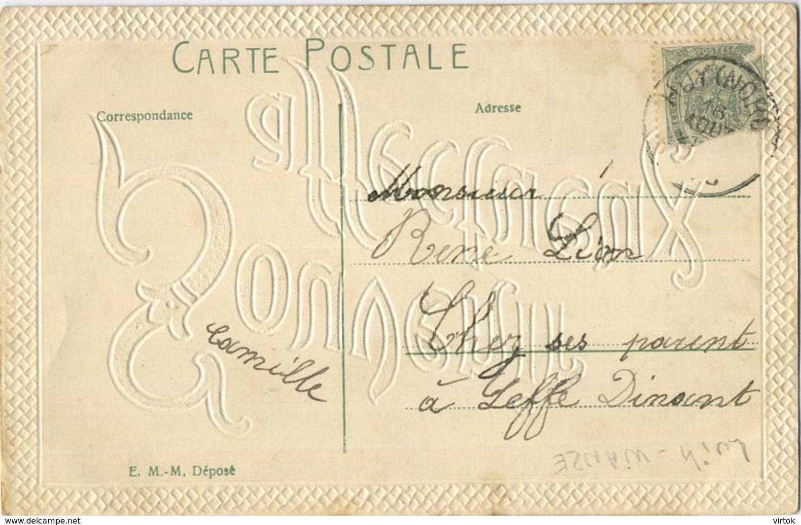 BAS-OHA : Souvenir Affectueux  ( Carte Reliëf  )  2  Scan - Wanze