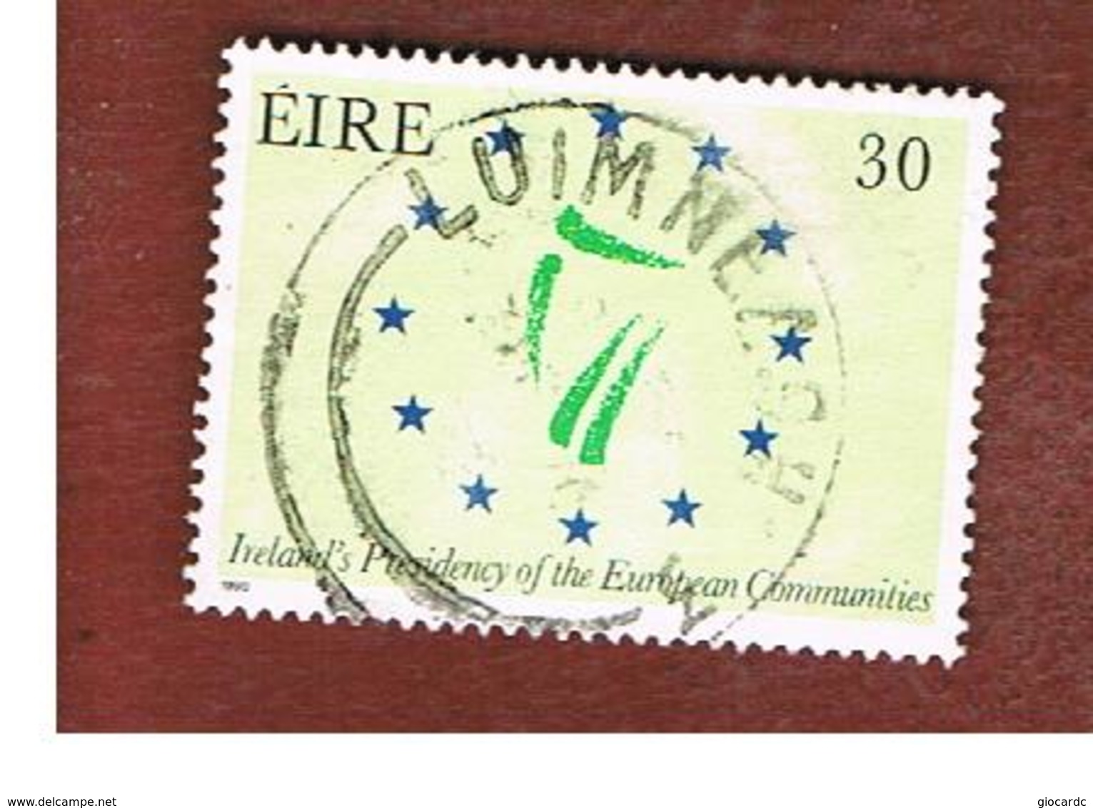 IRLANDA (IRELAND) -  SG 742   -  1990 IRELAND PRESIDENCY OF EUROPEAN UNION  -   USED - Usati