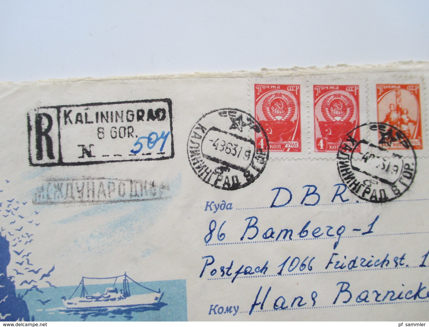 Russland / UDSSR 1960-80er Jahre Belegeposten 165 Stk. Auch Gebiete Ukraine / SSR Lettonie. Rote u. Violette Stempel.