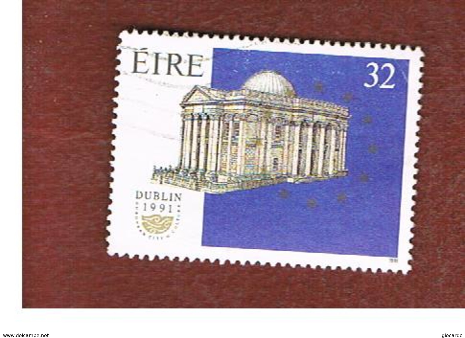 IRLANDA (IRELAND) -  SG 801   -  1991  DUBLIN '91, EUROPEAN CAPITAL OF CULTURE    -   USED - Usati