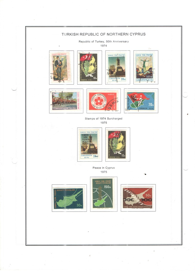 Cipro Turchia PO 1975 Stamps 1974 Surch.  Scott.8+9+See Scan On Scott.Page; - Gebruikt