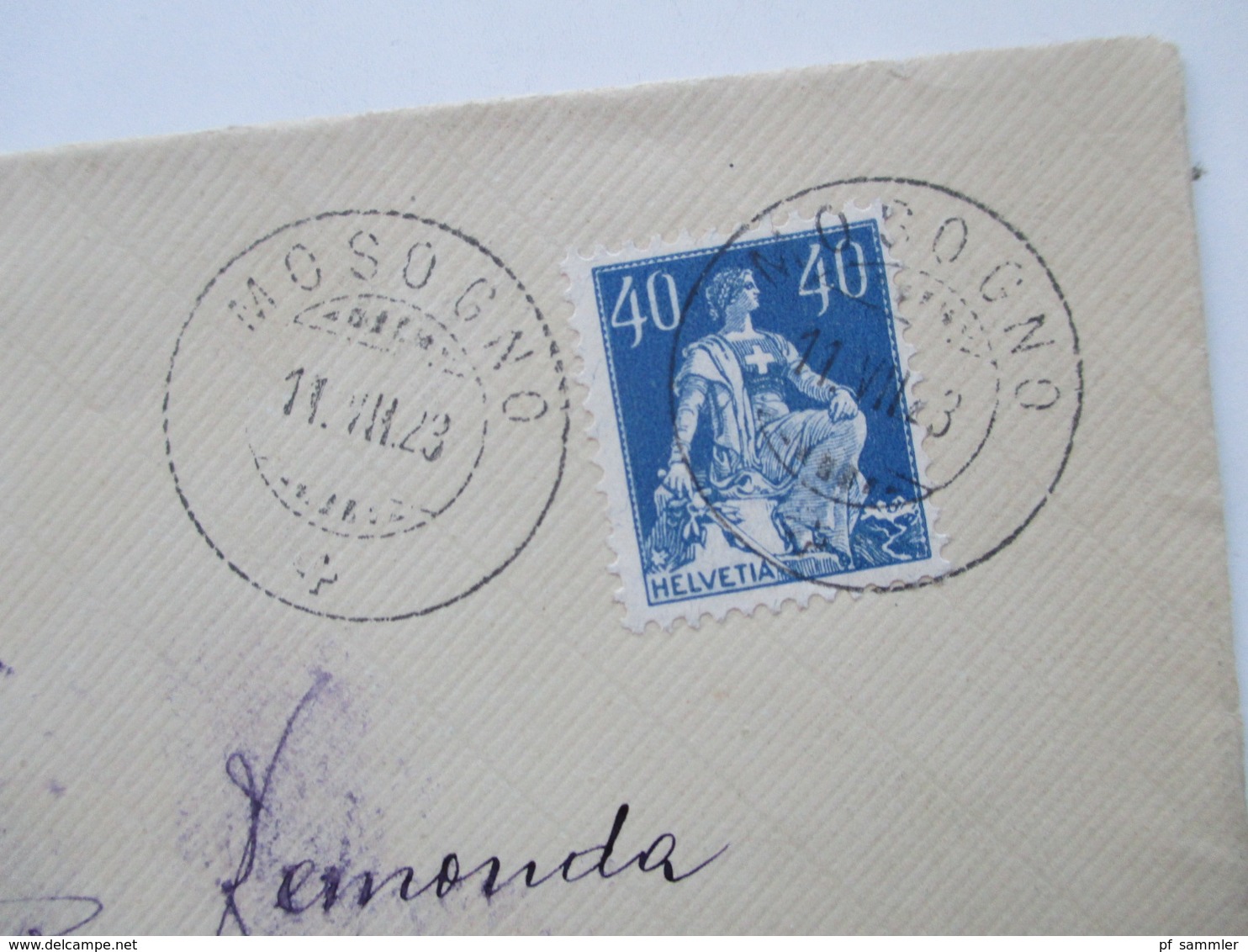 Schweiz 1910 - 40er Jahre Belegeposten 145 Stk.interessante Belege / Karten. 4er Blocks / Firmenbriefe / Stempel Randstk