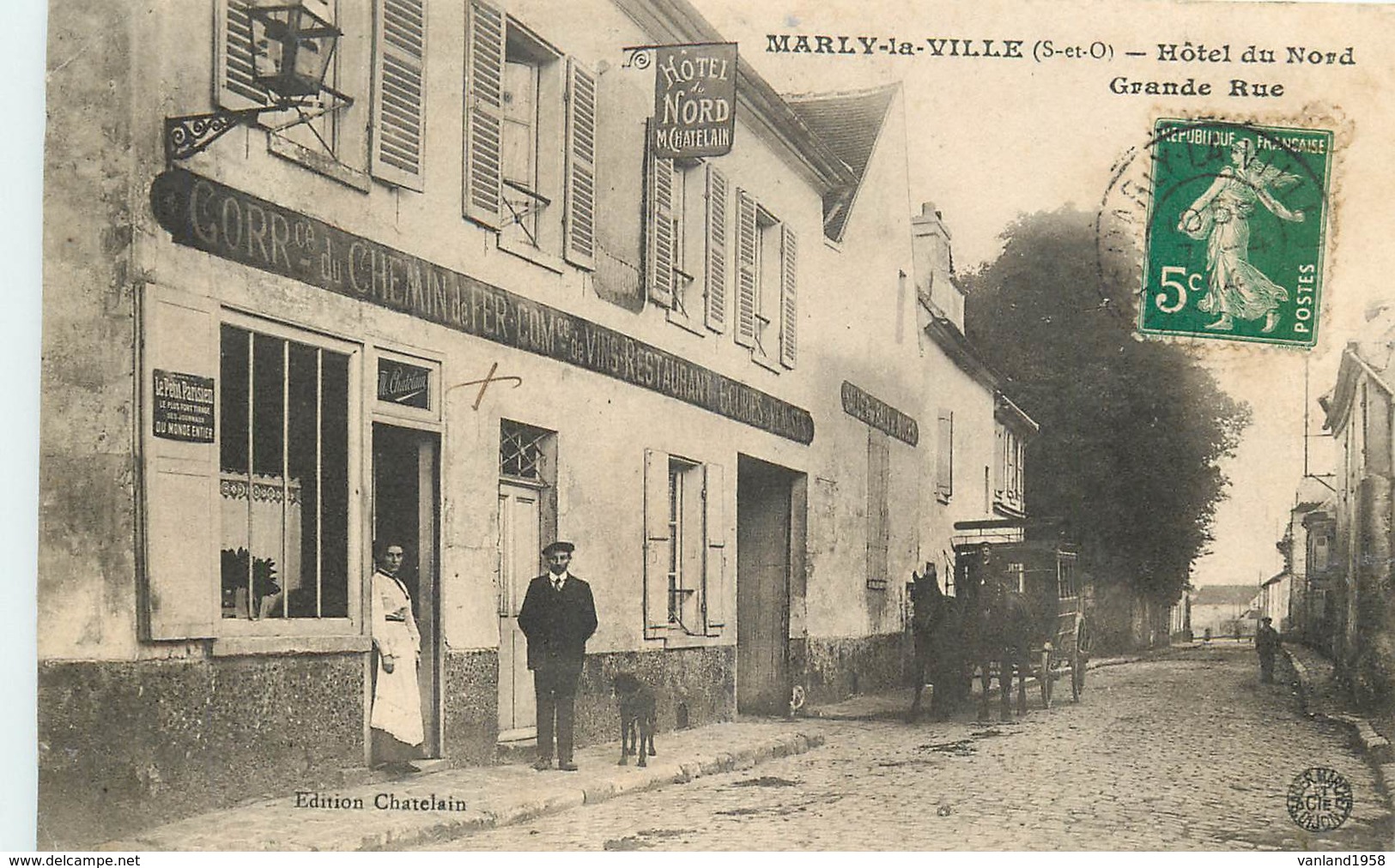 MARLY La VILLE-hôtel Du Nord-grande Rue - Marly La Ville