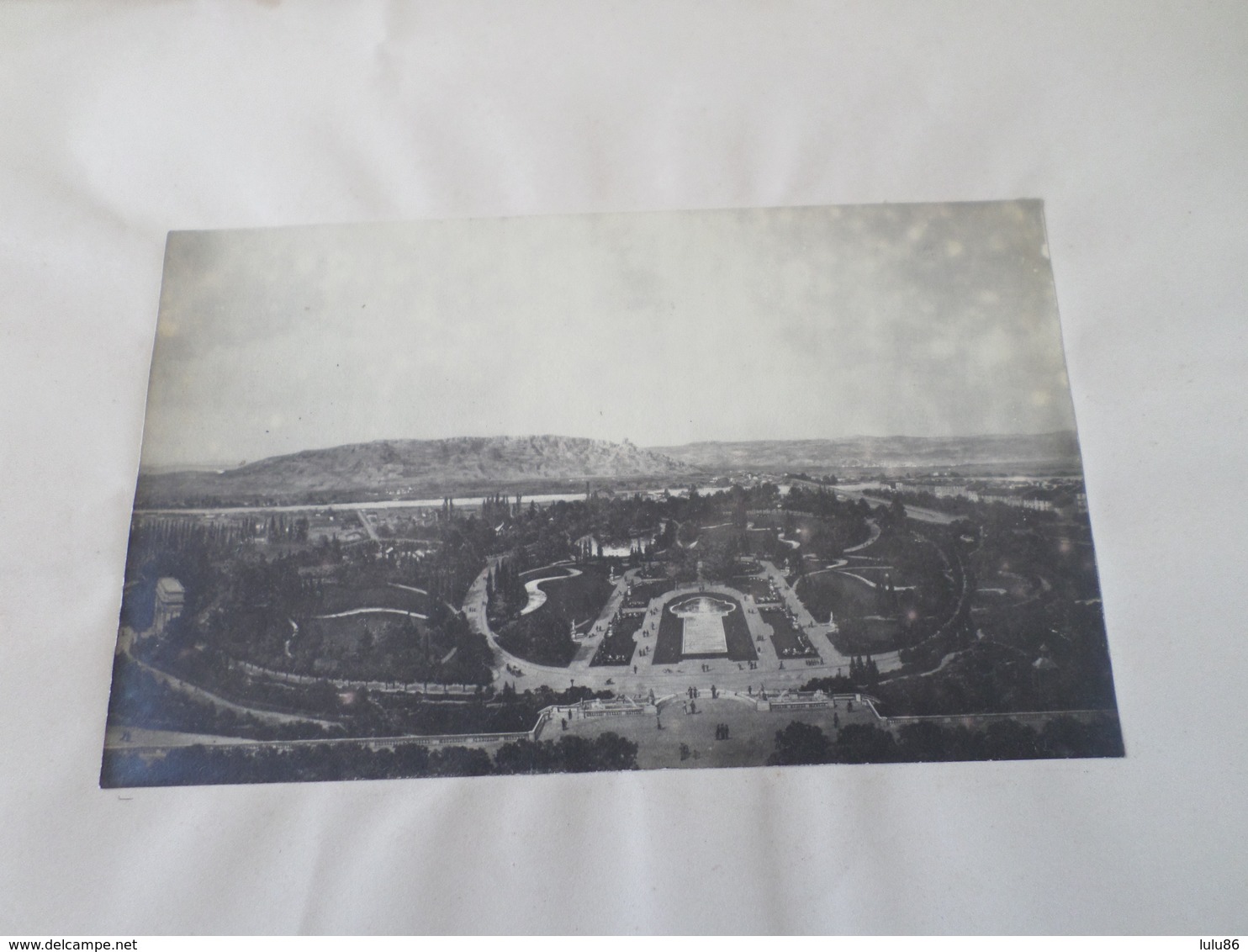 VILLE DE VALENCE ( Drome ) CONCOURS POUR L'AMENAGEMENT DU JARDIN PUBLIC PARC JOUVET 1902