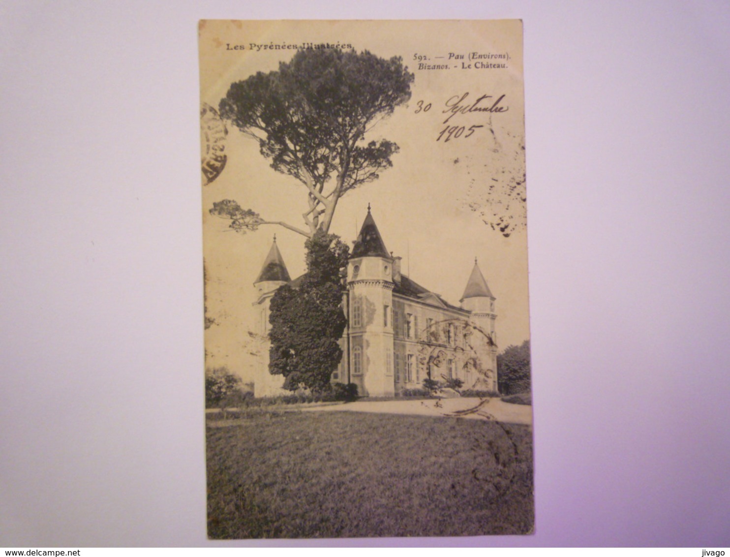 2019 - 673  BIZANOS  :  Le  CHÂTEAU  1905   - Bizanos