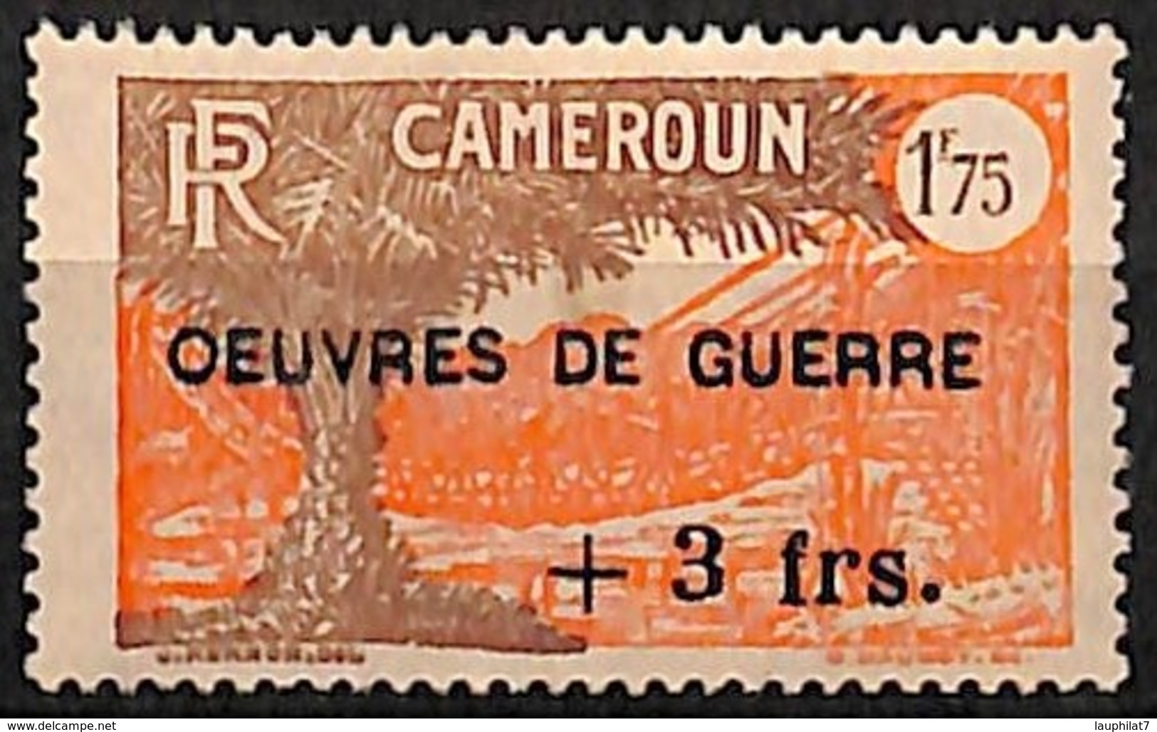 [827679]Cameroun 1940 - N° 234, +3F/1F75, OEUVRES DE GUERRE, Colonies - Neufs