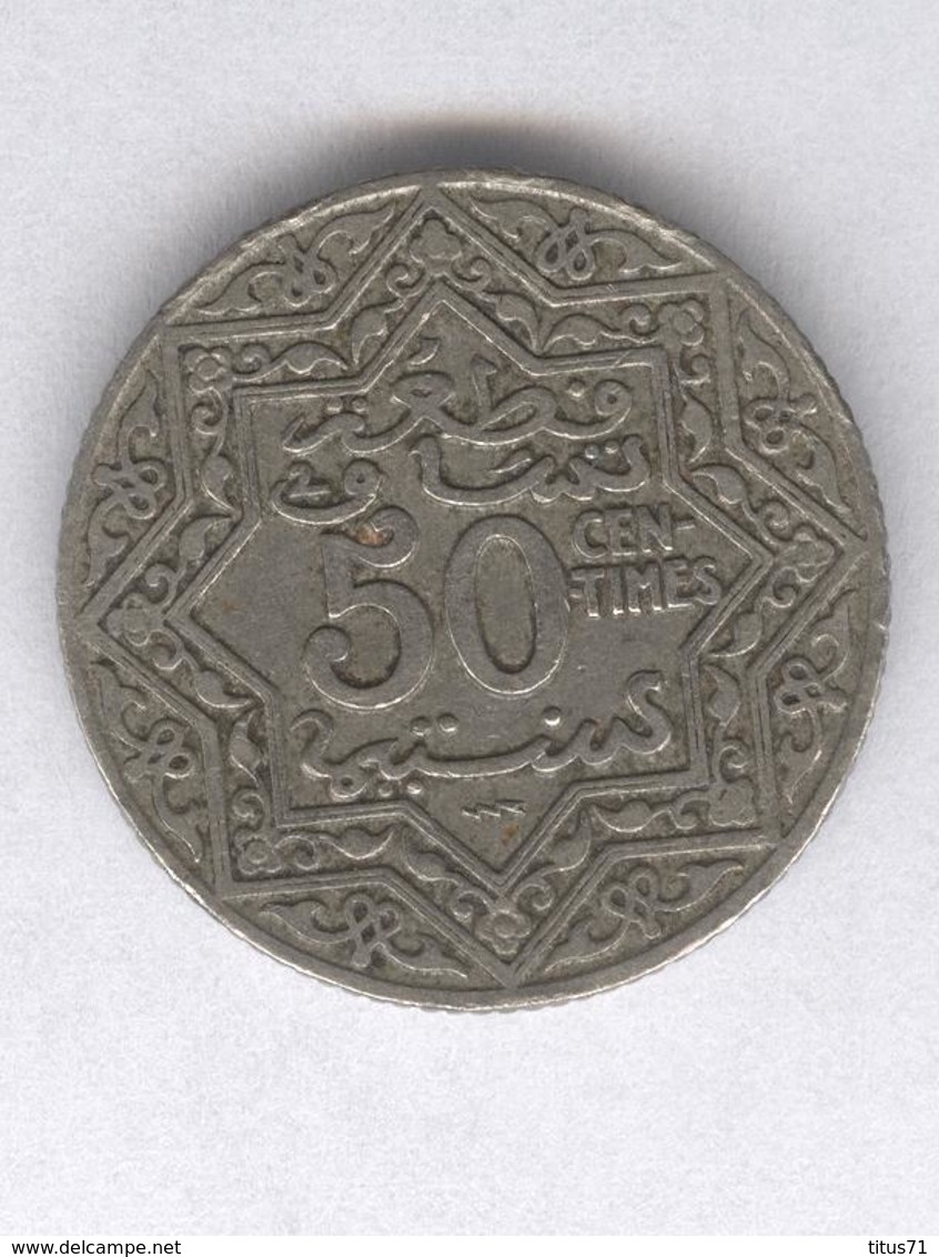 50 Centimes Maroc 1924 Poissy - Marruecos