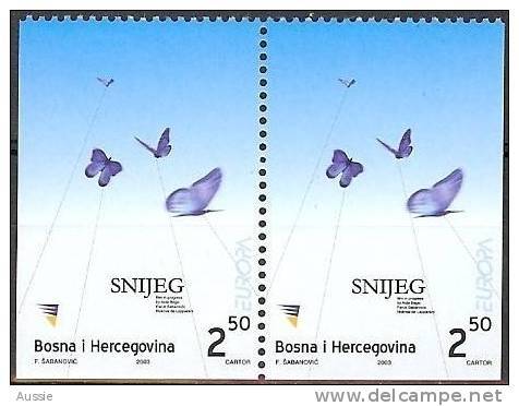 Bosnie Herzegovina CEPT 2003 Yvertn° 397a *** MNH Cote 16,00 Euro - Bosnie-Herzegovine