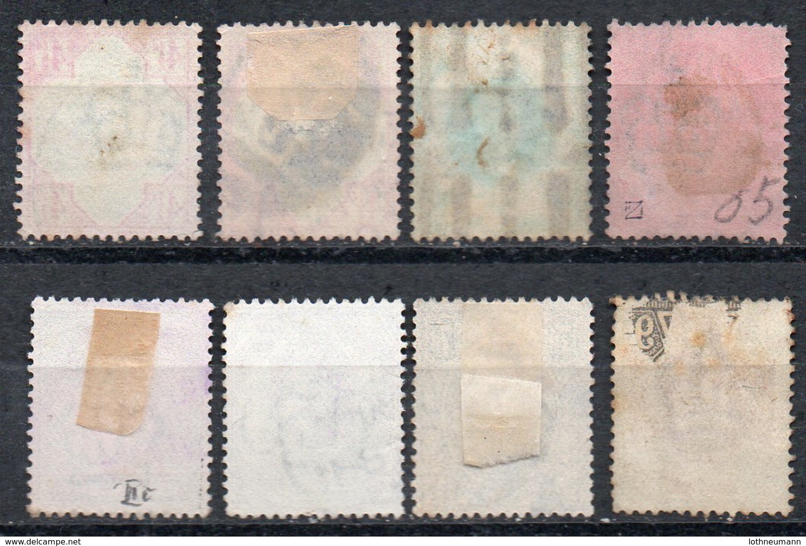 GB 1887-1911: 4 Used Items Jubilee Issue And 4 Used Items EVII, See Description And Scan      O - Sonstige & Ohne Zuordnung