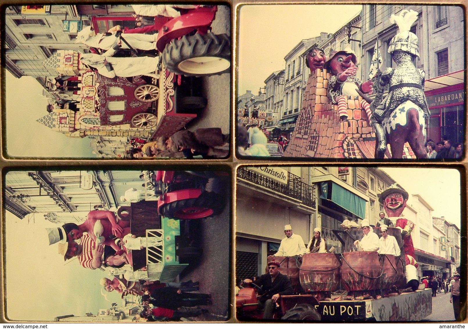 Carnaval De Libourne 1971-73 - 18 Diapositives (voir Les 6 Scans) - Diapositives (slides)