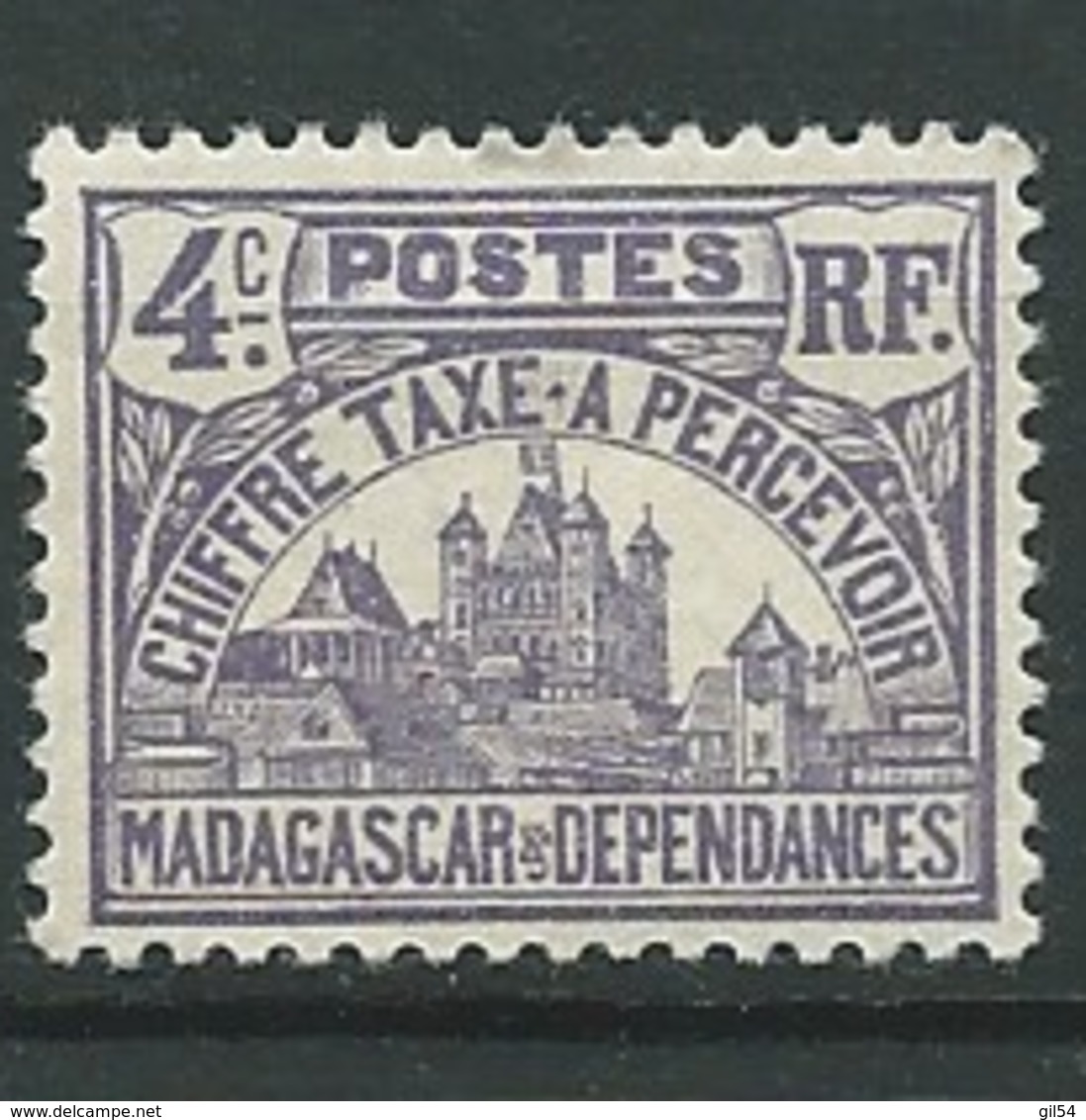 Madagascar - Taxe   -  Yvert N° 9 **   - Ava 26905 - Timbres-taxe