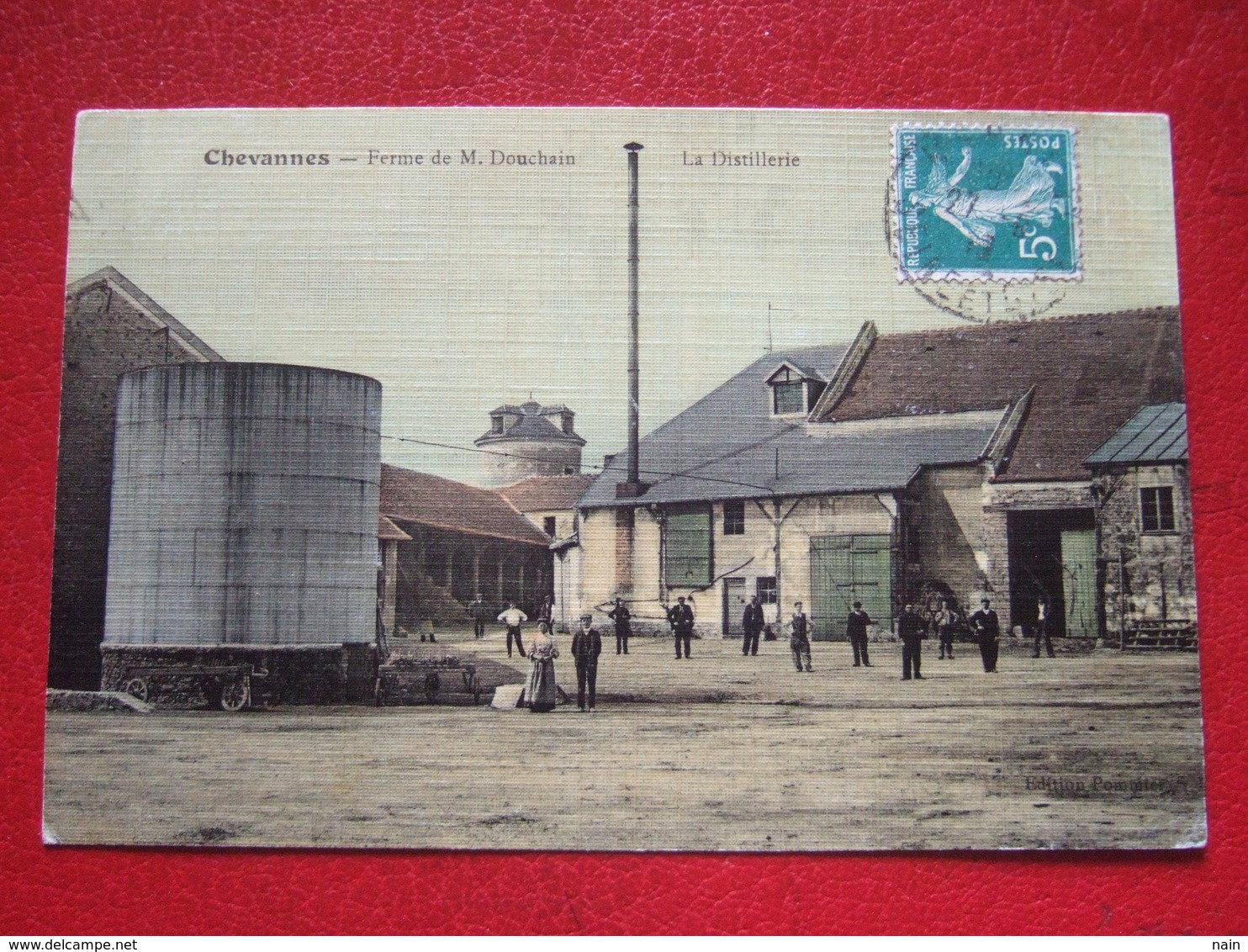 91 - CHEVANNES - " FERME DE M . DOUCHAIN - LA DITILLERIE " - ////    RARE  //// - Autres & Non Classés