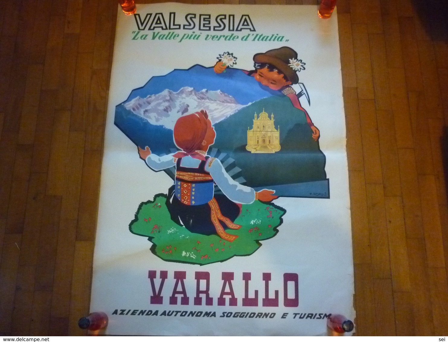 B 2464 - Romoli, Valsesia, Varallo - Manifesti