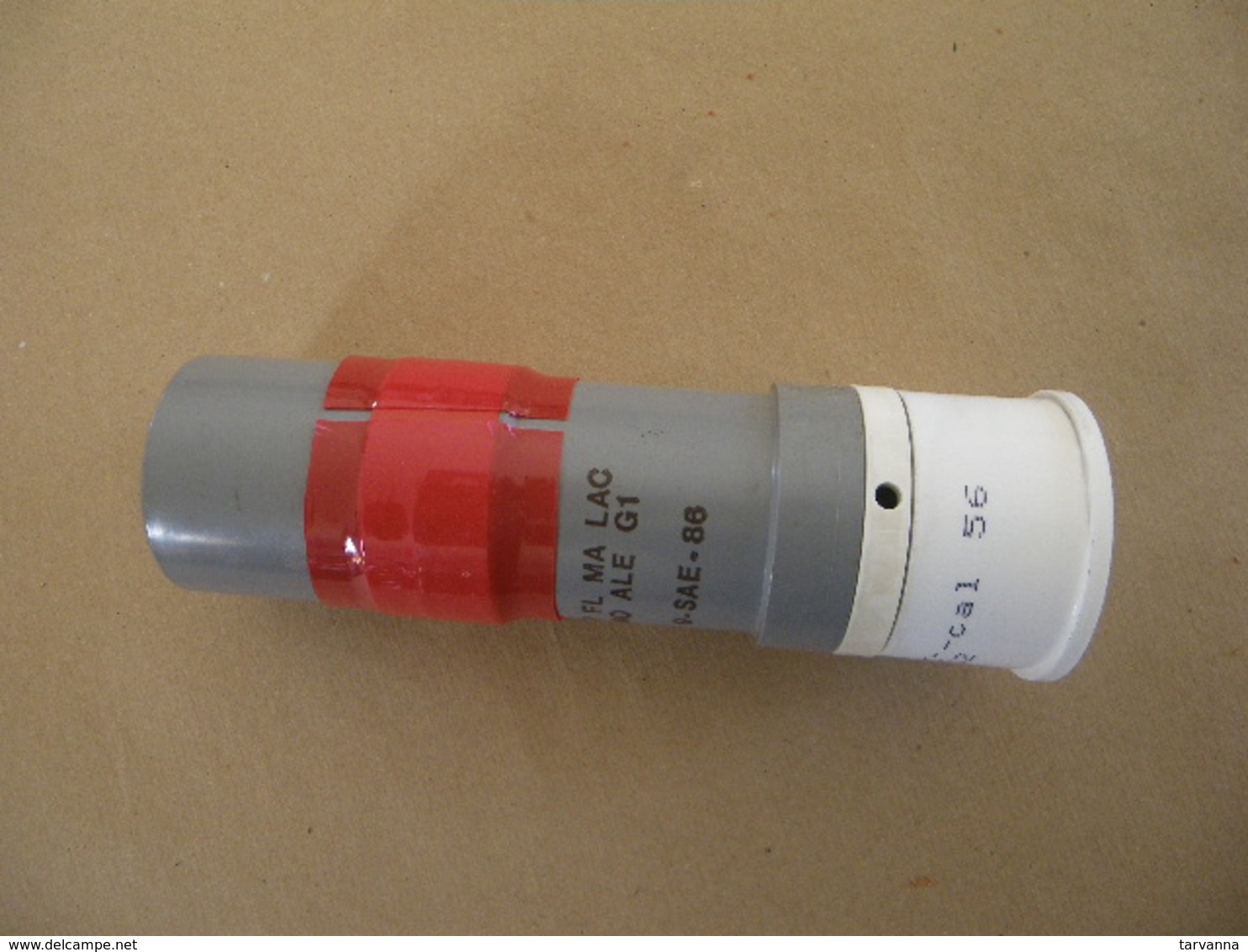 Grenade Lacry Mle G1 Avec Son Propulseur à Retard De 100 Mètres (inerte) - Equipement