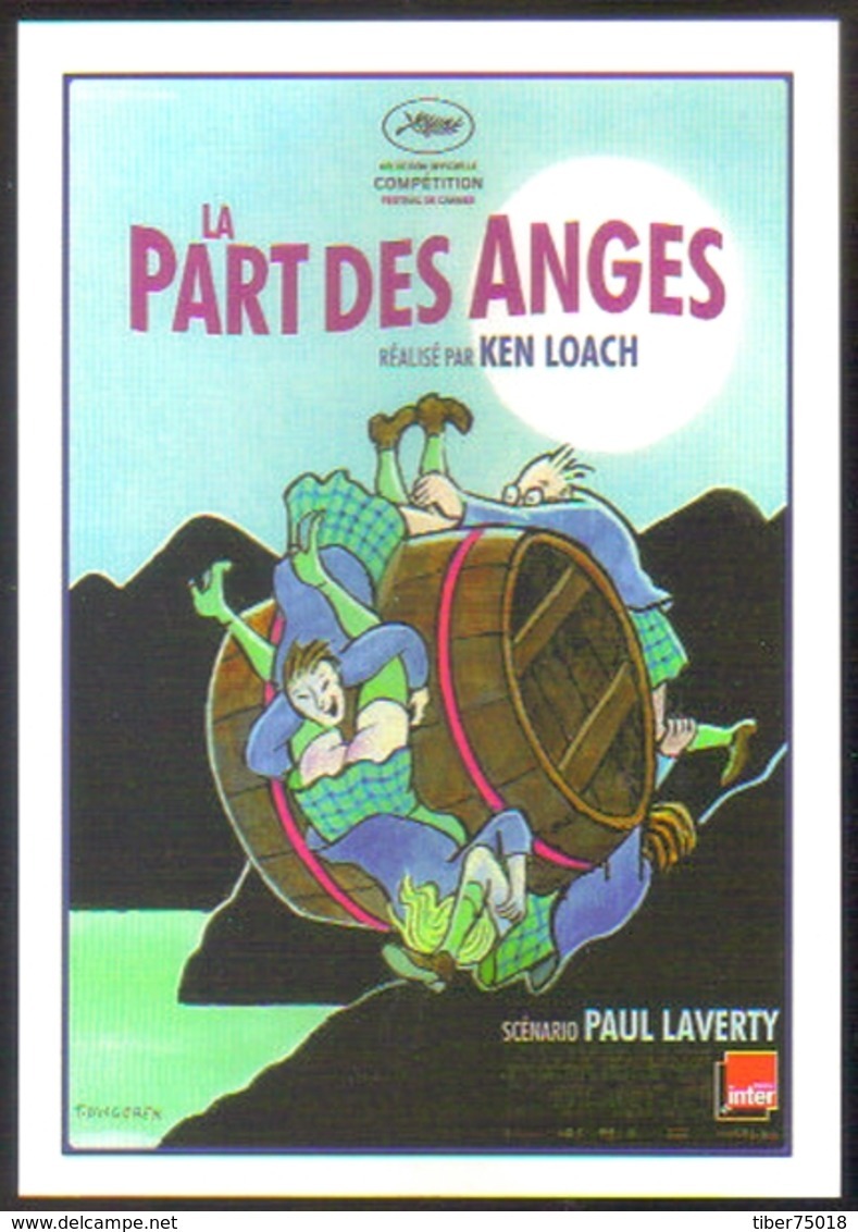 Carte Postale - Illustration Tomi Ungerer (film Affiche Cinéma) La Part Des Anges - Ungerer