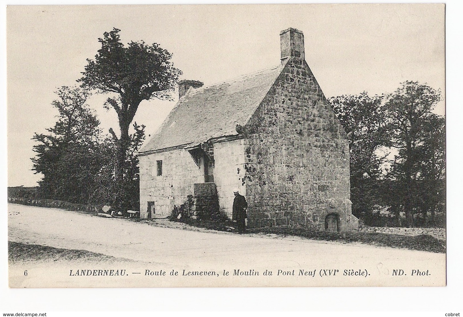 LANDERNEAU - Route De Lesneven, Le Moulin Du Pont Neuf (XVIe Siècle) - Landerneau