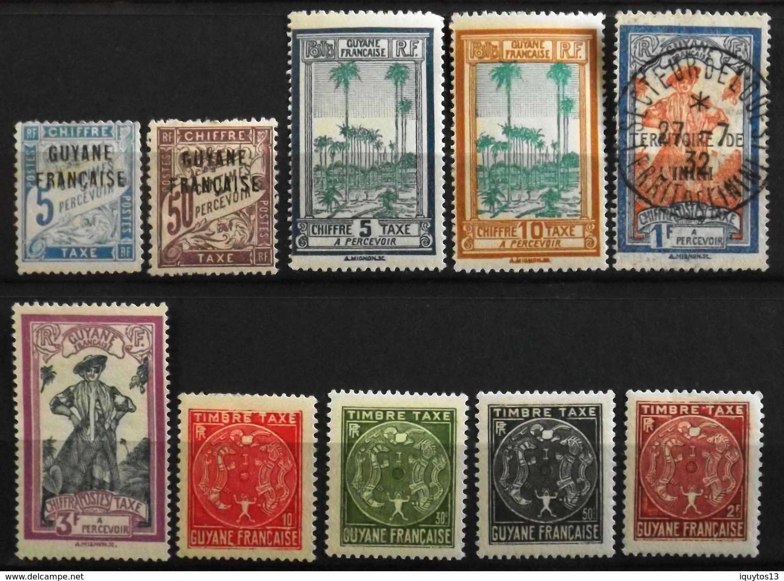 France (ex-colonies & Protectorats) > Guyane Française 1925-47 Timbres-Taxe - Neufs**/*/O - Neufs