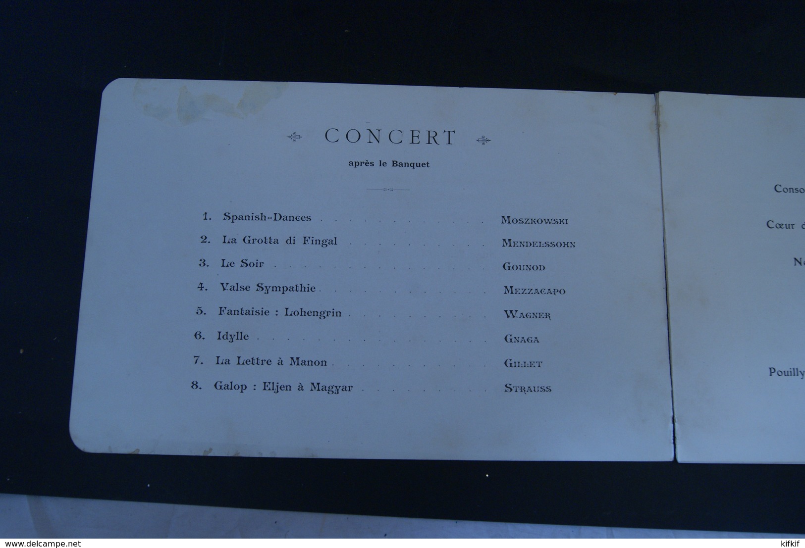 Touring Club De France Menu Inauguration De La Route De La Corniche De L'Estérel Maruejouls 1903 10 Photos Histoire - Menus