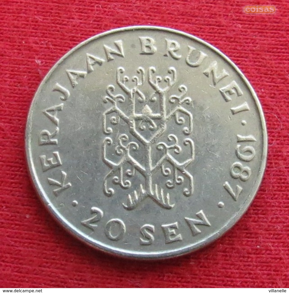 Brunei 20 Sen 1987 KM# 18    *V2 - Brunei