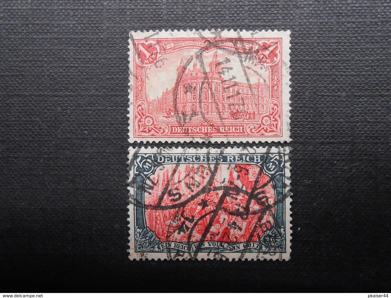 D.R.Mi 94 B Ll/ 97 B Ll - 1M/5M - 1915/1919 - Mi 10,00 € - Used Stamps