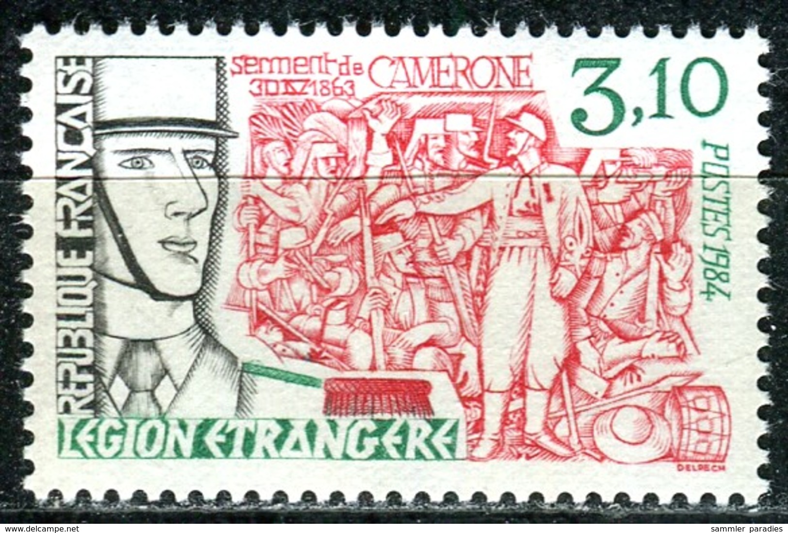 A13-22-1) Frankreich - Mi 2443 = Y 2311 - ** Postfrisch (A) - 310c    Fremdenlegion - Unused Stamps