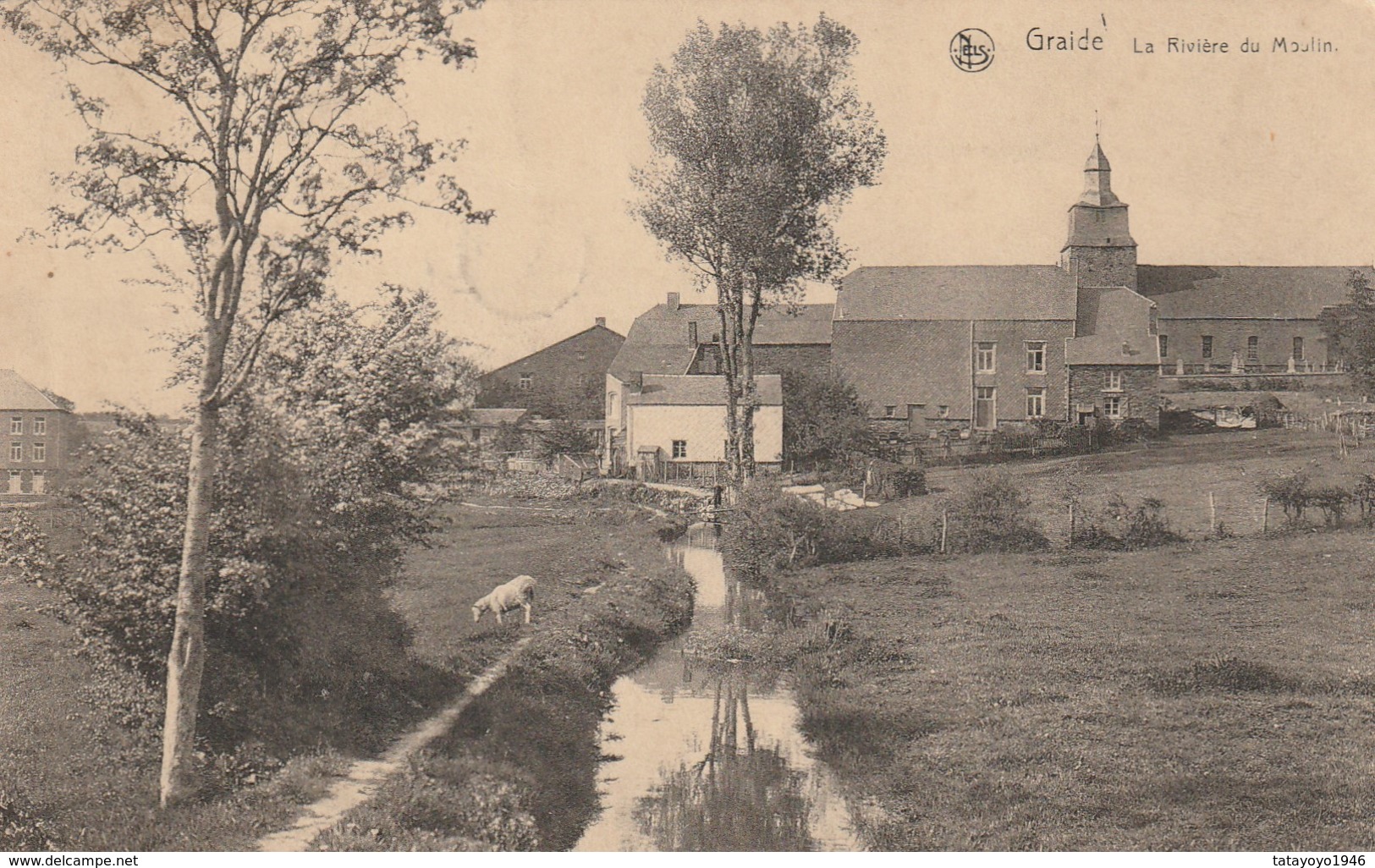 Graide  La Rivière Du Moulin Circulé En 1923 - Bièvre