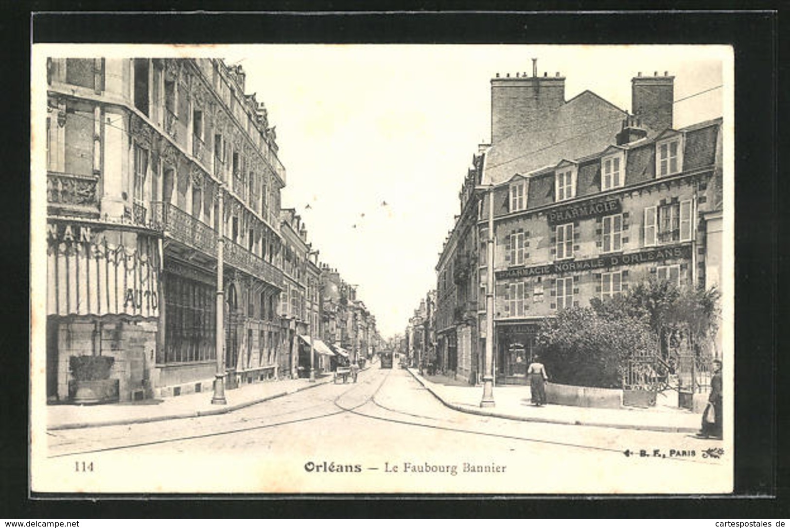 CPA Orléans, La Faubourg Bannier, Partie Avec Pharmacie Normale - Other & Unclassified