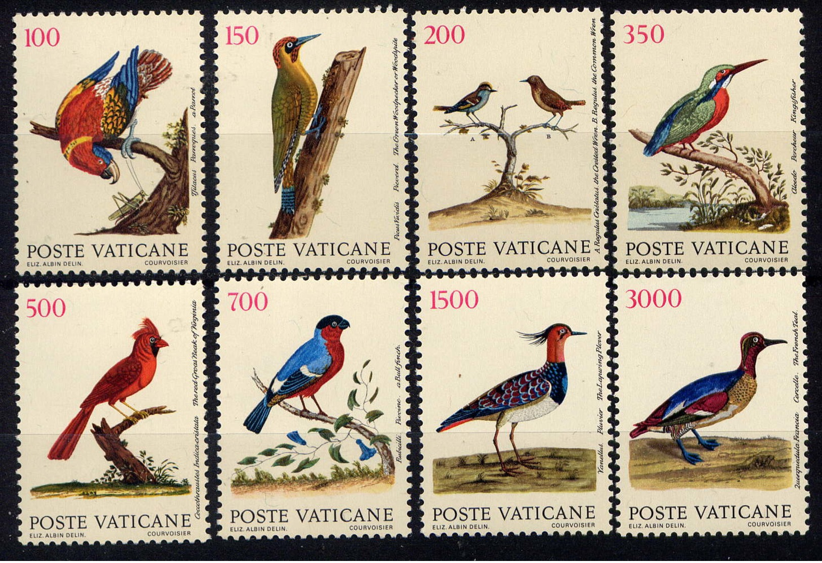 VATICAN - 852/859** - OISEAUX - Neufs