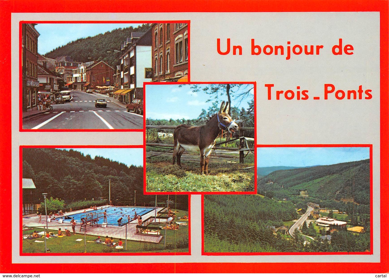 CPM - Un Bonjour De TROIS-PONTS - Trois-Ponts
