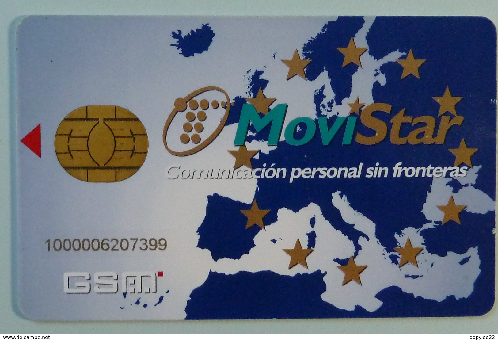 SPAIN - GSM Chip - Movistar - M-GSM-012 - 11/95 - Used - Telefonica