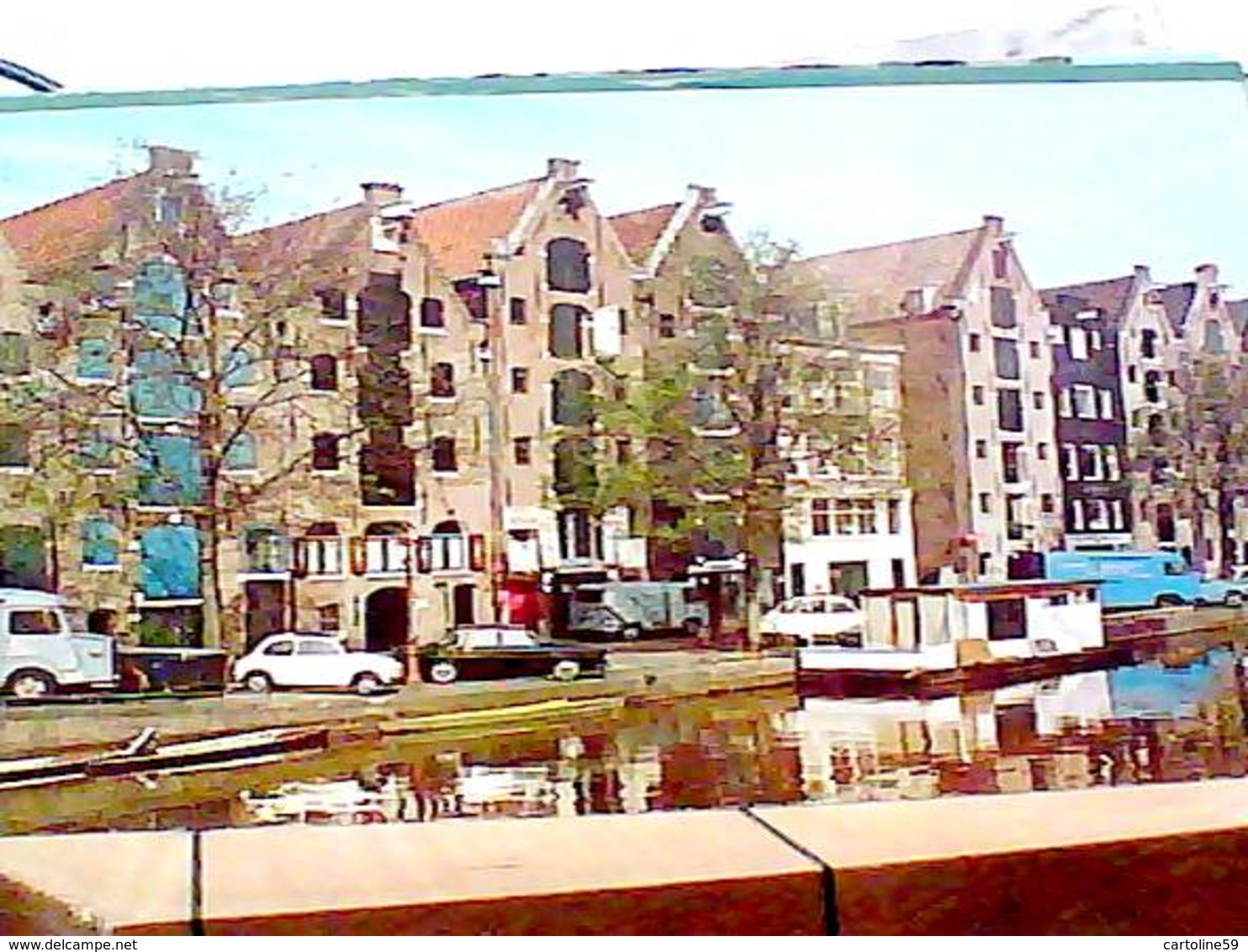 HOLLAND AMSTERDAM  AUTO CAR VIEUX MAGAZIN CANAL V1968 HA8297 - Amsterdam