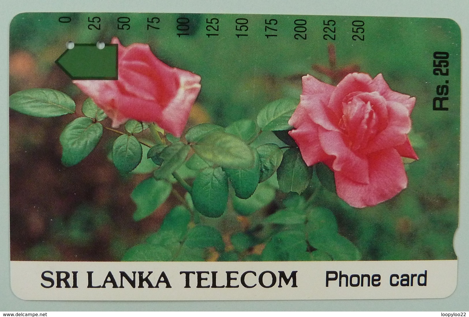 SRI LANKA - Anritsu - Roses Rs. 250 - VF Used - Sri Lanka (Ceylon)