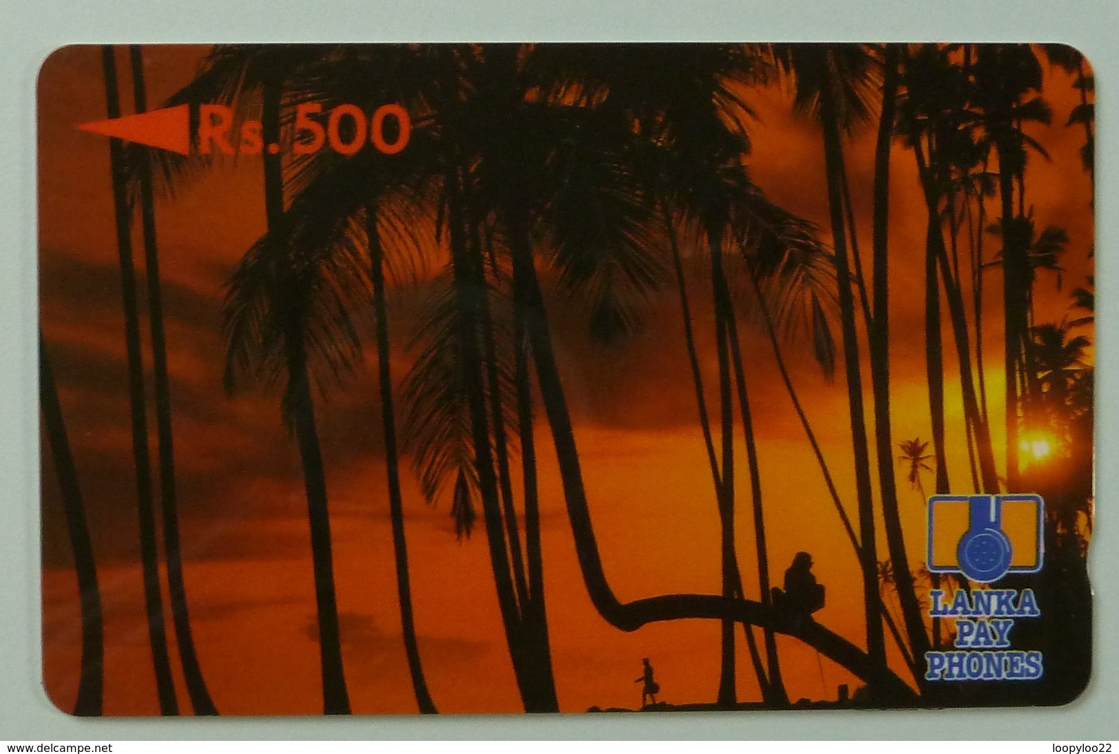 SRI LANKA - GPT - Rs 500 - Palm Trees At Sunset - Without Control - Sri Lanka (Ceylon)