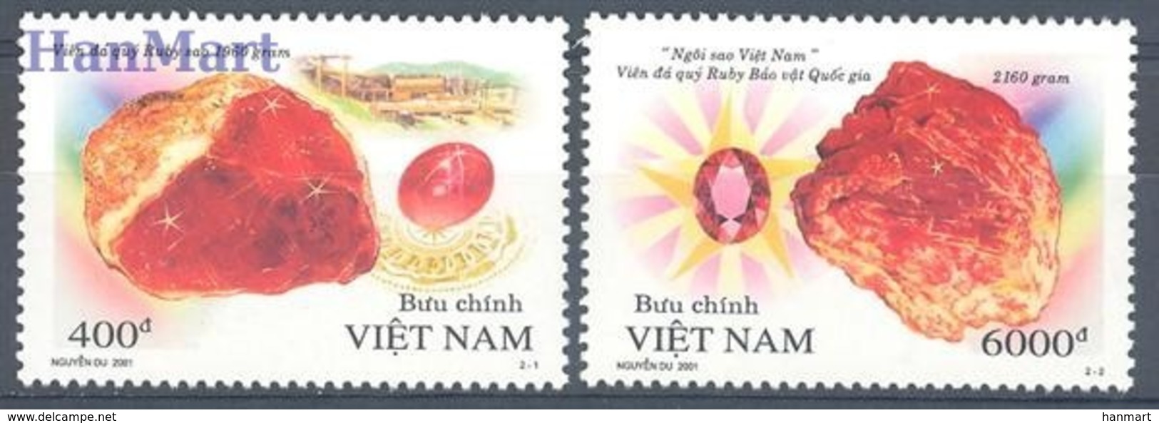 Vietnam 2001 Mi 3141-3142 MNH ( ZS8 VTN3141-3142dav132 ) - Vietnam