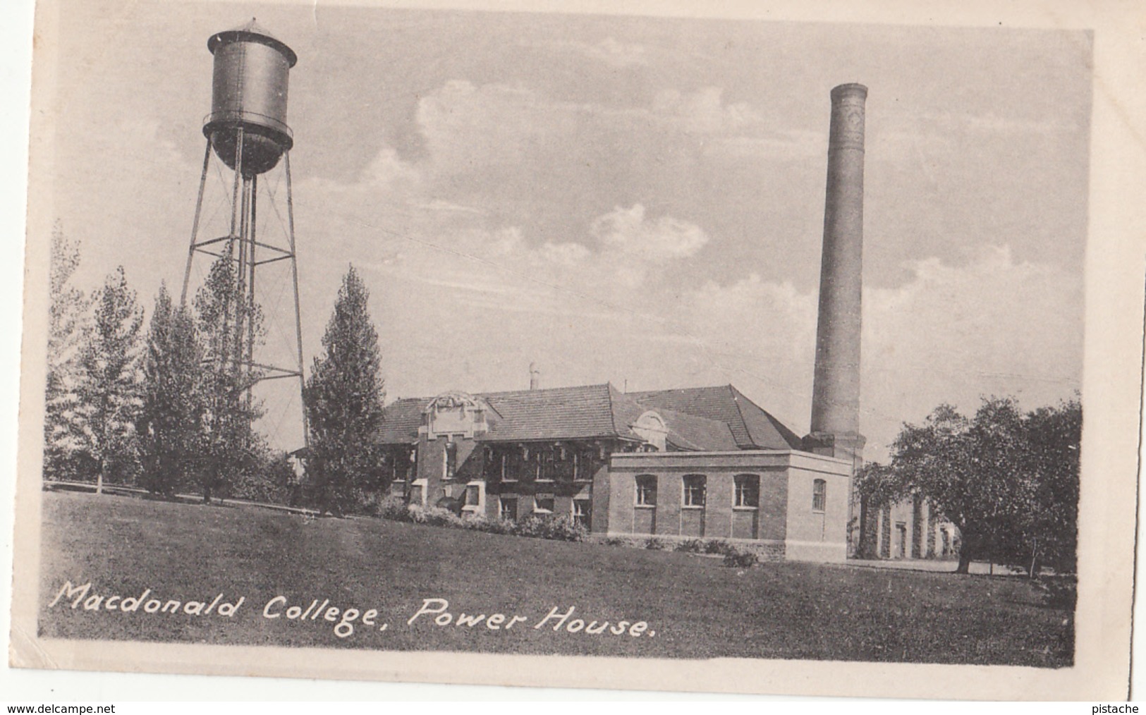 Sainte-Anne-de-Bellevue Québec - McGill University - Macdonald College - Power House - Agriculture - 2 Scans - Other & Unclassified