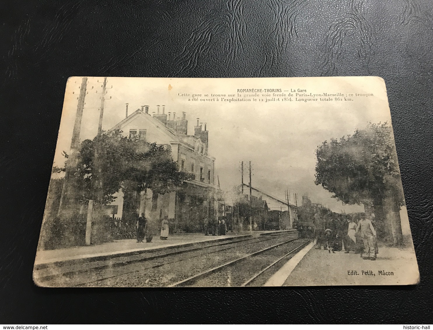 ROMANECHE THORINS La Gare - 1921 Timbrée - Autres & Non Classés