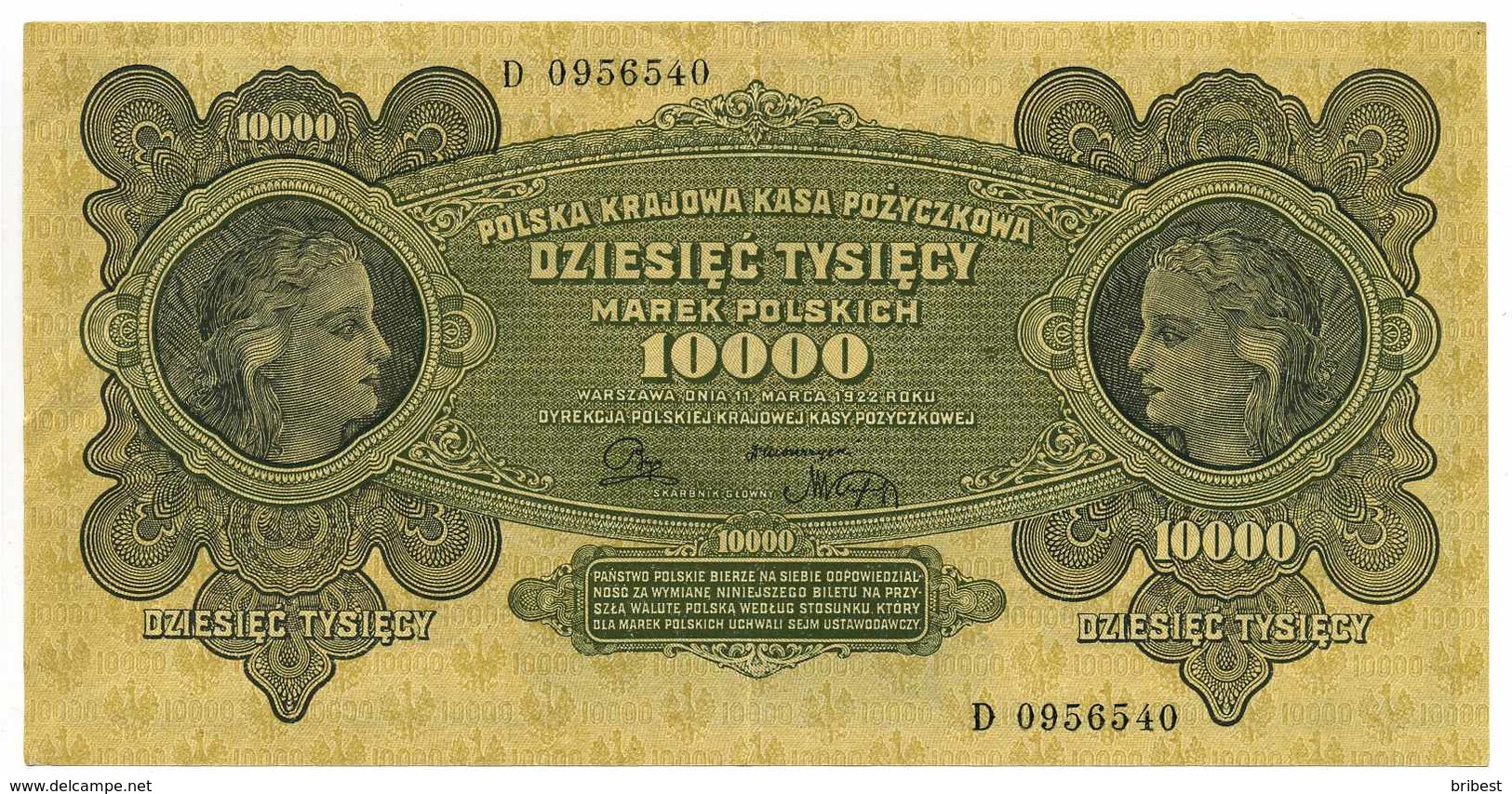 POLEN 10Tsd. Marek Banknote Siehe Beschreibung (111322) - Sonstige – Europa