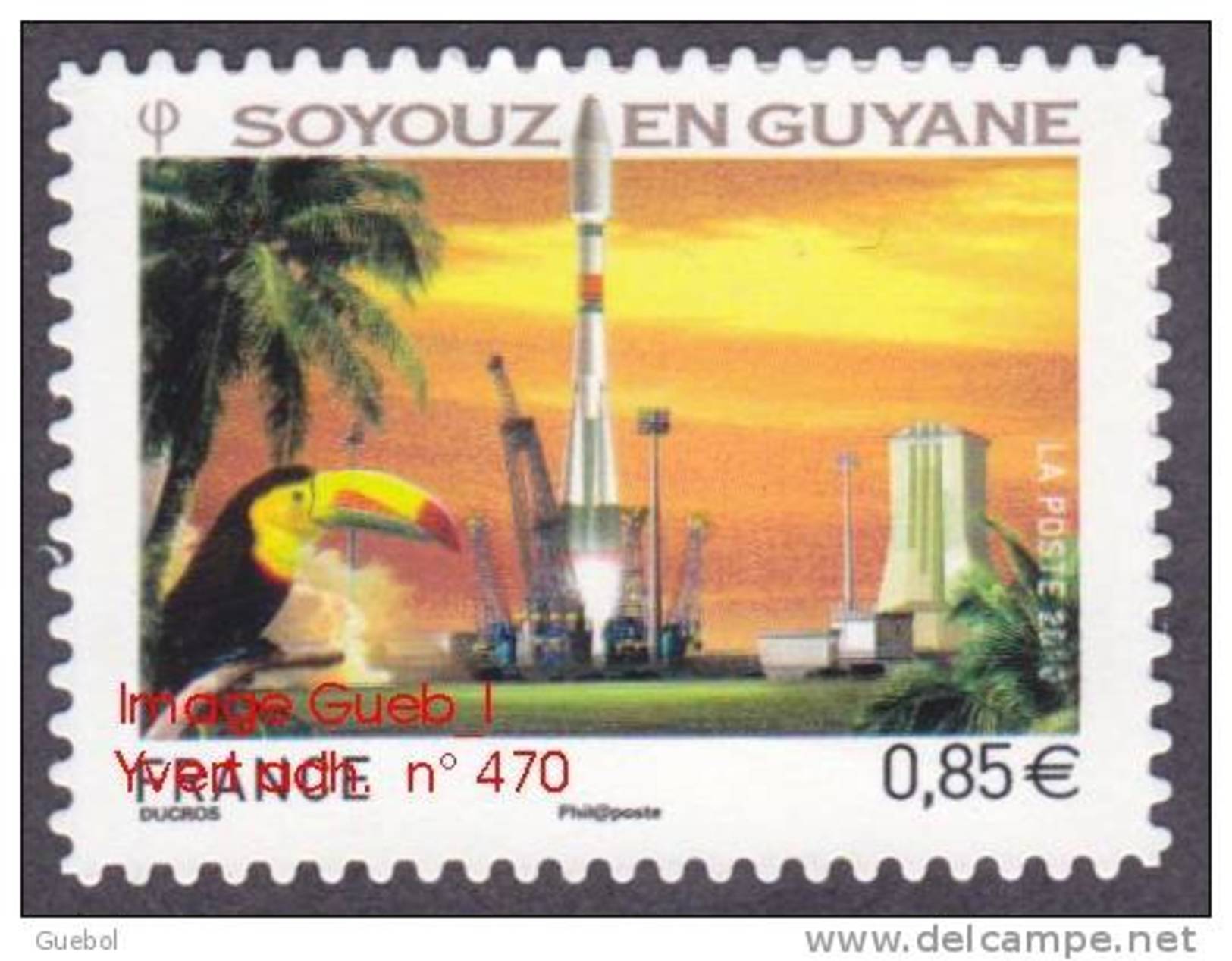 Autoadhésif(s) De France N°  470 Au Modèle 4458 - Espace. Fusée Soyouz En Guyane - Nuovi