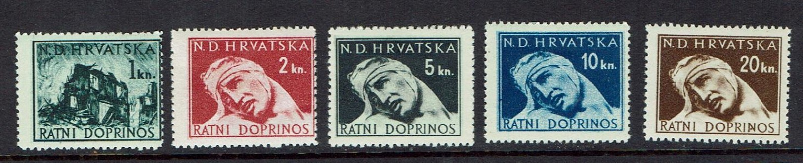 CROATIA...1940'S...Postal Tax - Croatia