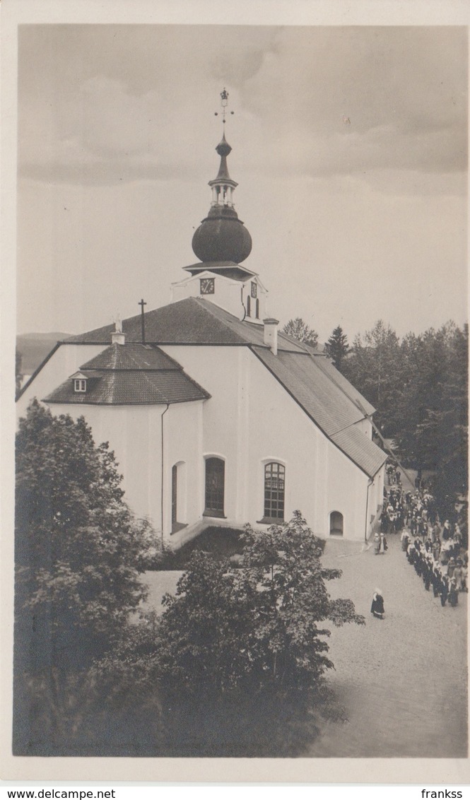 Carte Zweden Leksands Kyrka 1924 UPU ???? - Suède