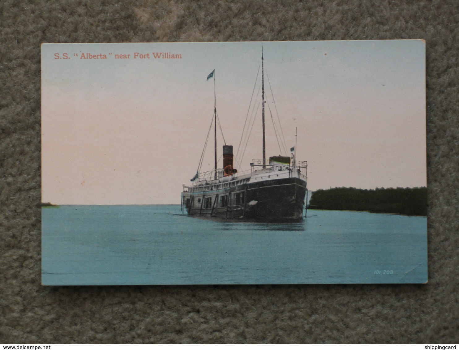 SS ALBERTA AT FORT WILLIAM - Cargos