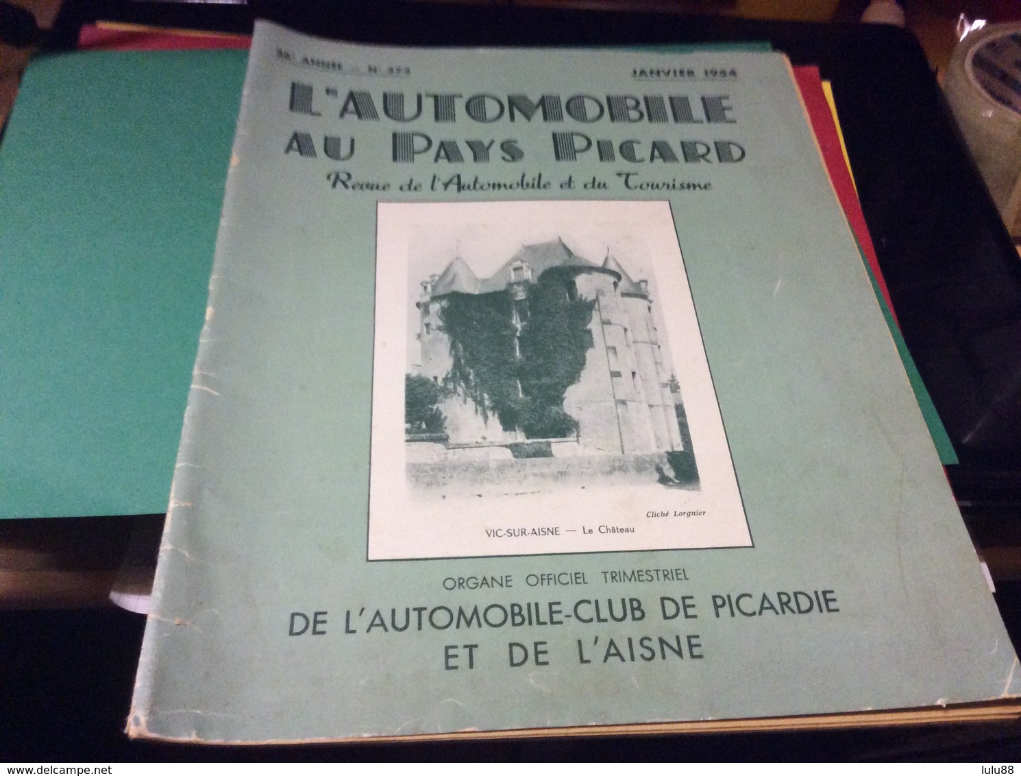 . Revue De L’automobile Picard  Année 1954 Panhard Dyna 54 Saint Didier Tracteur Farmall - Voitures De Tourisme